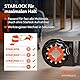Presch Starlock Sägeblatt Gipskarton, Holz & Nägel 40x32mm - Multitool Sägeblatt für werkzeuglosen Wechsel - Saubere, exakte Schnitte dank asymmetrischem Dual-Tec Design - Präzises Tauchsägeblatt