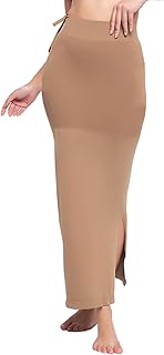 clovia Women's Saree Shapewear with Drawstring (SW0048A24_Brown_M)-picture-18