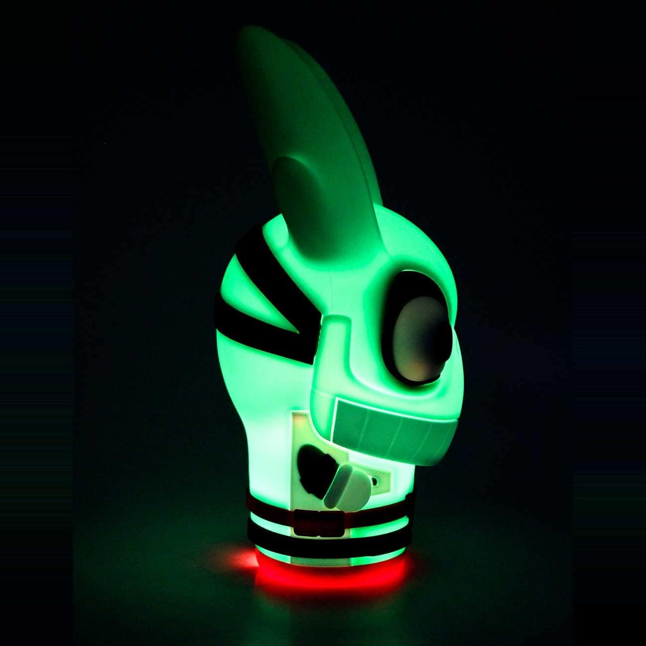 Just Toys LLC Official My Hero Academia Izuku Midoriya Deku Silicone Squishy Night Light – USB Rechargeable Touch Lamp – Soft, Portable Anime Collectible (Cordless, Adjustable LED)