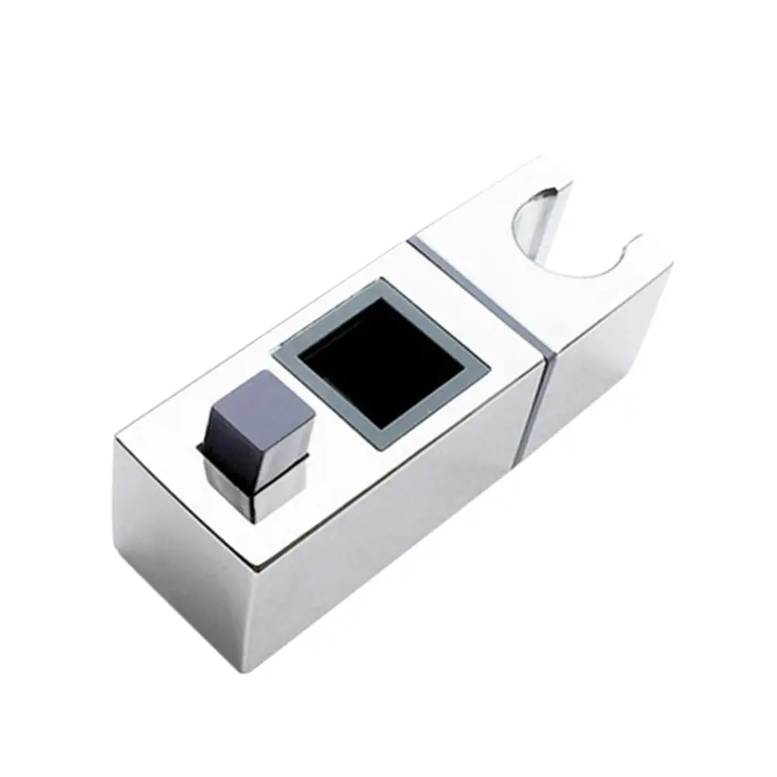 Square Pipe Shower Head Holder Bathroom Slide Bar Shelf Riser Rail Bracket Sprayer Fixed Base Bathroom Hardware Accessories ( Color : -E )
