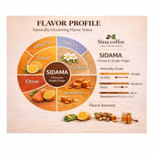 Café SINA COFFEE Premium 100% Arábica en Grano 12 oz miniatura 5