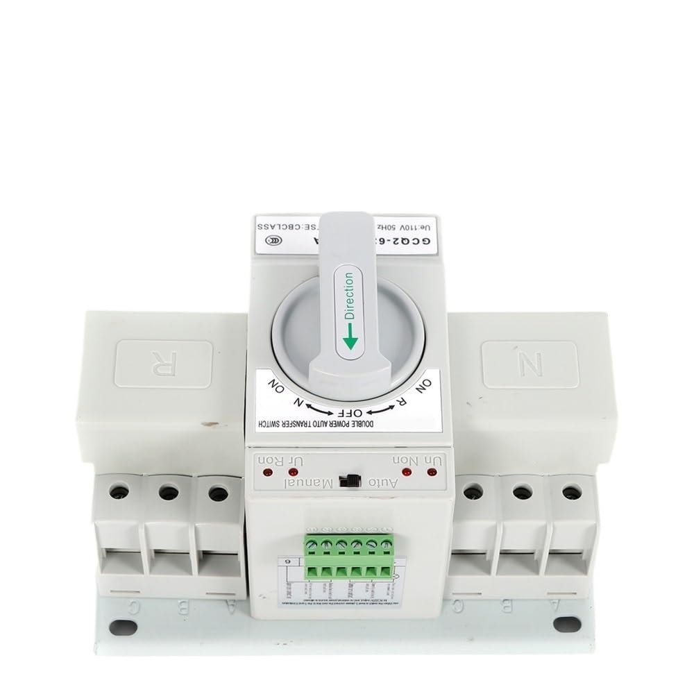 3P 63A ATS Dual Power Automatic Transfer Switch Self Cast Generator Changeover Switch