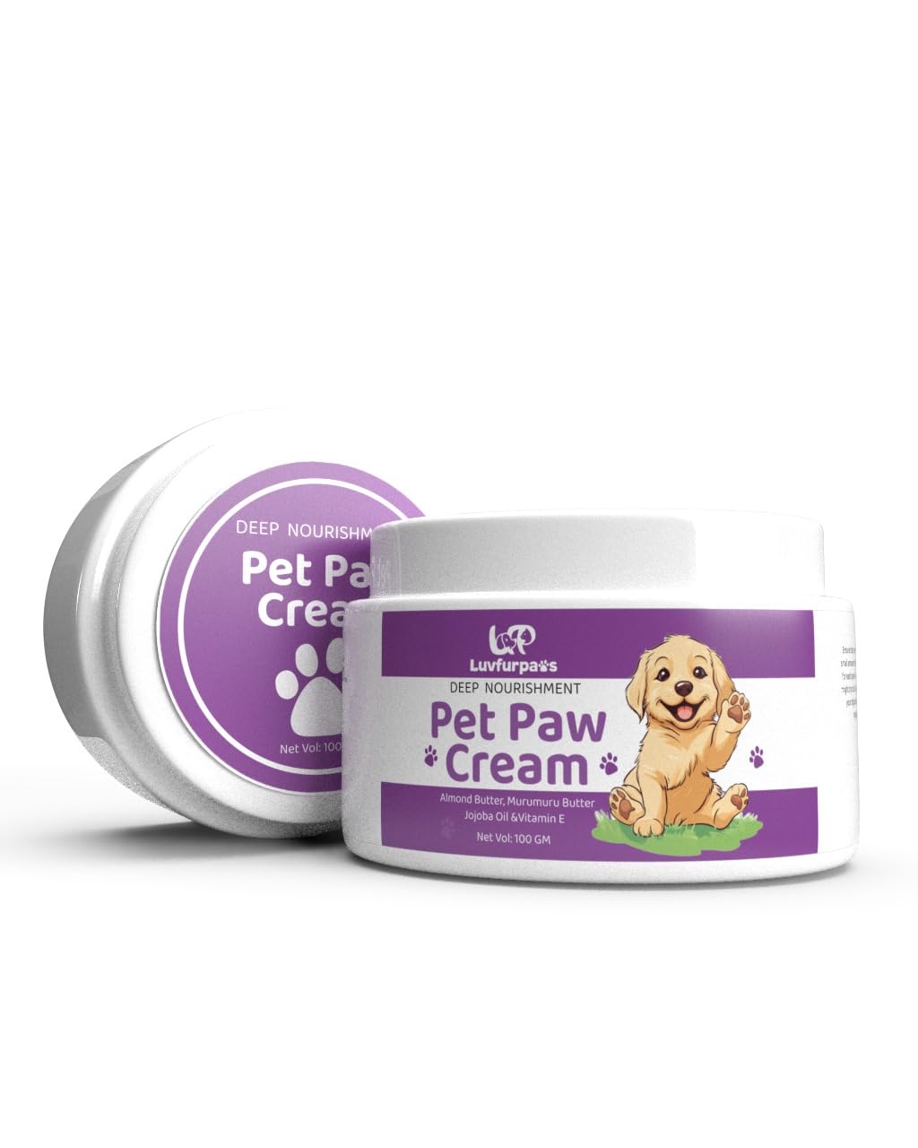 Luvfurpaws 2-in-1 Moisturizing Paw Butter & Elbow Protector Pawsitively Smooth, 100gm for All Pets Cream, Wax, Balm for Dry, Cracked, Chapped Paws & Elbow Natural Heals & Repairs Paws (B0DFH82RJD) Amazon Price History, Amazon Price Tracker