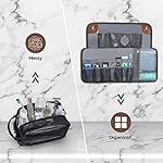 Toiletry Bag for Men, Travel Essentials Travel Toiletry Bag, Water-Resistant Compact Bathroom Roll Organizer for Hygiene, Shaving kit, Gifts for men (4.Army Green(Polyster)) - Image 5