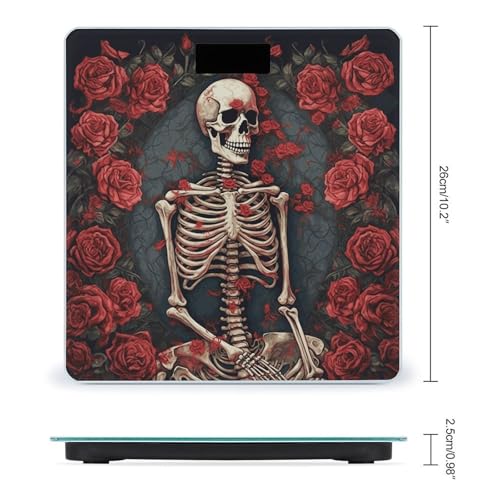 Báscula Digital de Baño Smart Skeleton with Roses miniatura 2