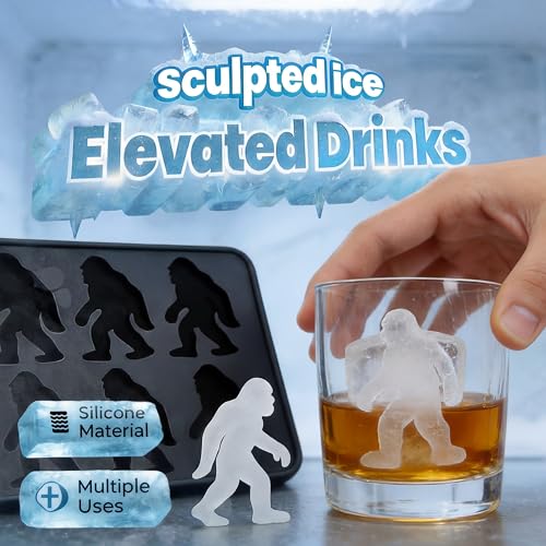 Molde de Hielo Bigfoot de Silicona 6 Cavidades miniatura 2