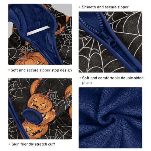 CHIFIGNO Boys Fleece Jacket Kids Hoodie Boys Winter Coat for Toddler Kids with Pockets3