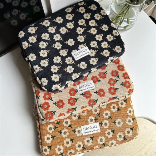 Rangement tablette anti-rayures sacoche velours vintage - 3