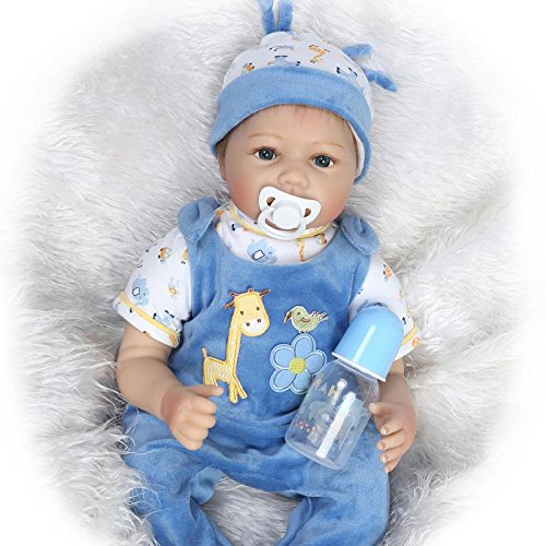 Bambola Reborn In Silicone Morbido 13 Pollici (33 Cm) - Bebè Che Dorme Con Vestito, Biberon E Certificato