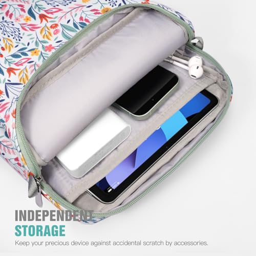 Image of TiMOVO 9-11 inch Tablet Sleeve Bag Carrying Case with Strap, Flowers