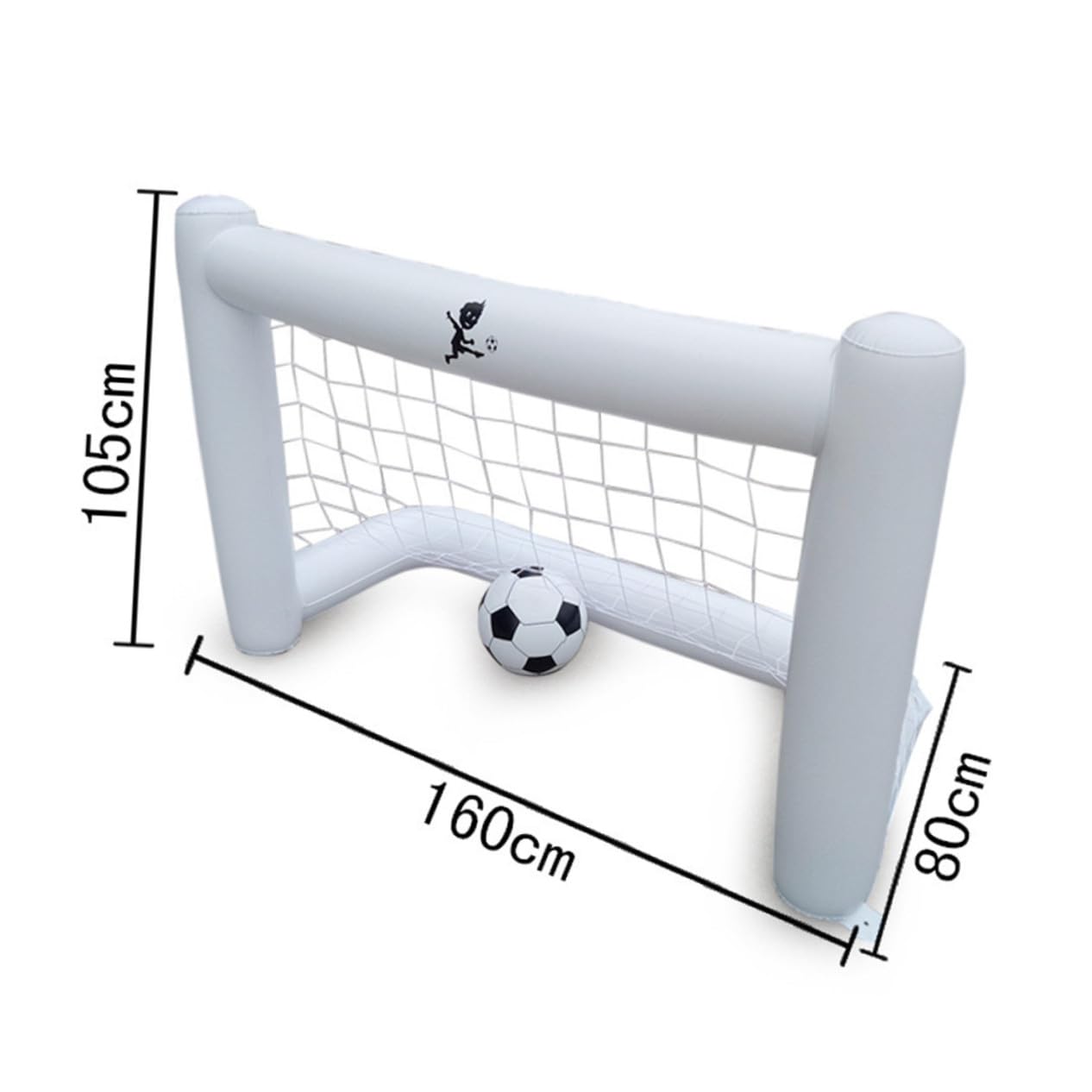 da Calcio Gonfiabile con Rete Resistente e Facile da Trasportare per Indoor e Outdoor per Spiagge e Parchi