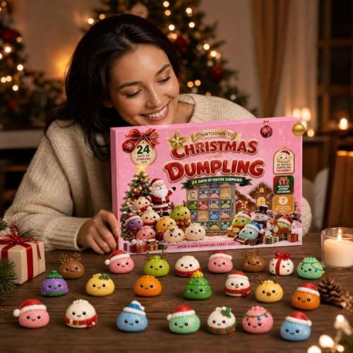 Squishy Advent Calendar 2026 Christmas Gift 24 Days Holiday Decor Countdown - image 5