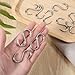 24 Pcs 304 Stainless Steel S Hooks, Industrial Grade Quality Utility Hook, 1.6 Inch Small S Hooks, Heavy Duty Hook, Chain Hardware for Hanging or Craft Project