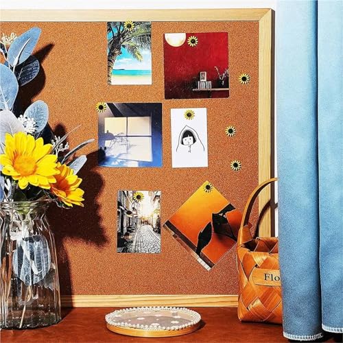 Chinchetas de girasol para colgar fotos y mapas de pared 6