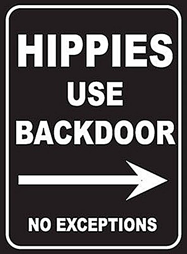 Metalsigns Original Frigorifero Magnet – Hippies – Regalo Fridge Magnet Cucina Decorazione 80024