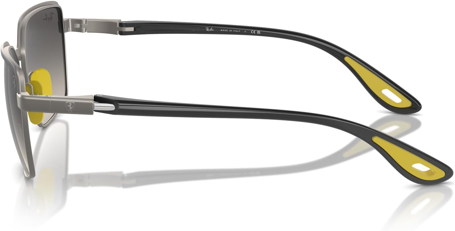 Ray-Ban Unisex Rb3743m Scuderia Ferrari Collection Square Sunglasses