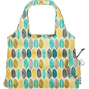 ChicoBag Vita Reusable Tote Bag with Carabiner Clip | Compact Reusable Shopping Bags | Eco Friendly