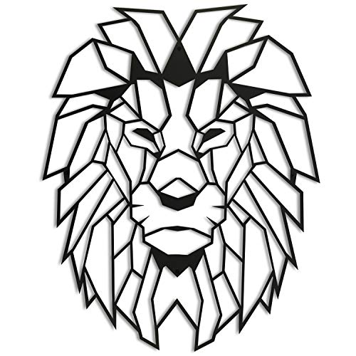 Metal Lion Wall Decor, Lion Head Metal Wall Art, Metal Large Animal Decor, Lion Metal Wall Sculpture, Animal Metal Artwork, Aesthetic Design Farmhouse Decor, Rustic Decor, Cabin Decor, Housewarming gift (17.5'' x 24'')