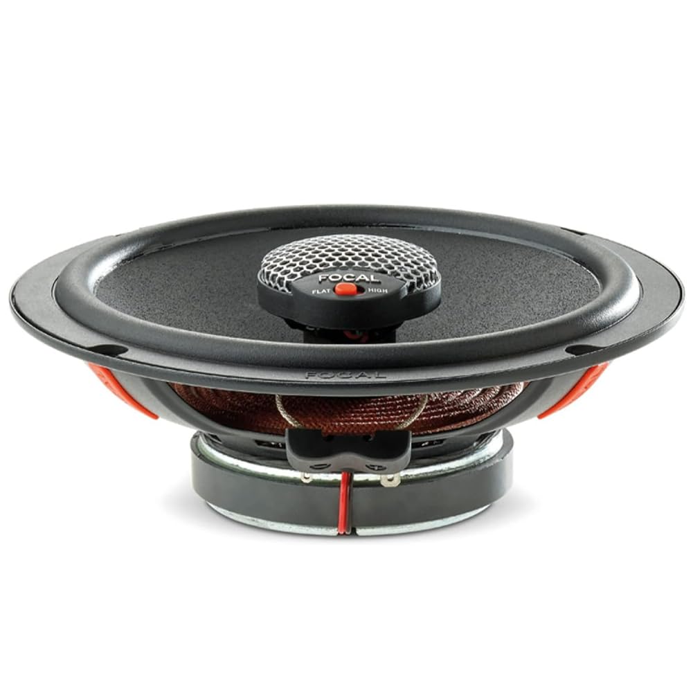 Kit Set para Focal Universal ICU 165 ICU165, 2 Altavoces coaxiales de 2 vías, 16,5 cm 165 mm 6,5" de diámetro, 70 vatios RMS, 140 vatios máx., 4 ohmios, 93 dB, por par + Tornillos incluidos