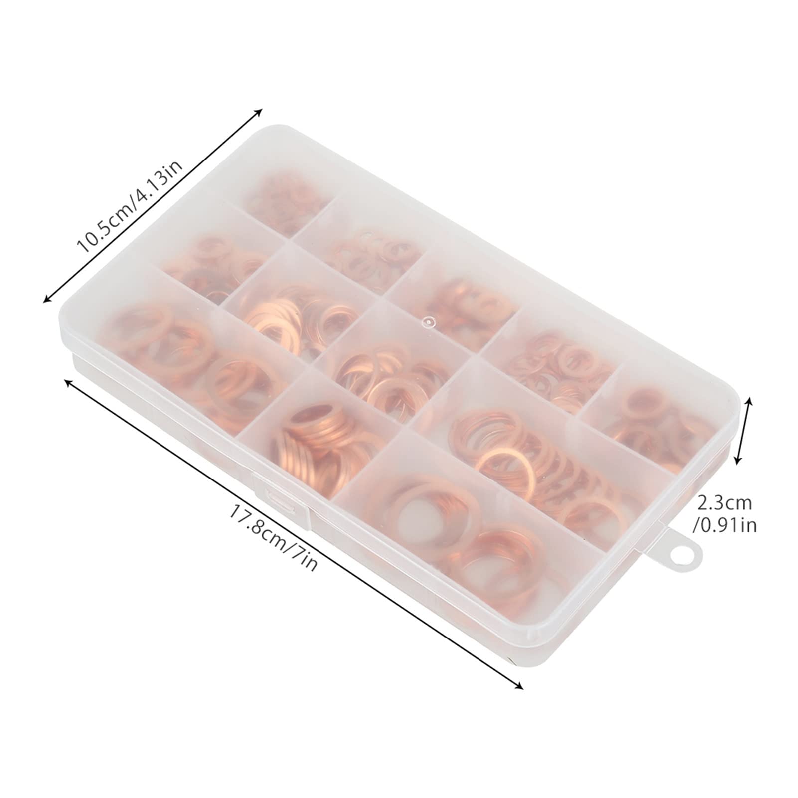 Kit Assortimento Guarnizioni Lavatrici Rame 130x68x22 Mm M4 - Foto 9