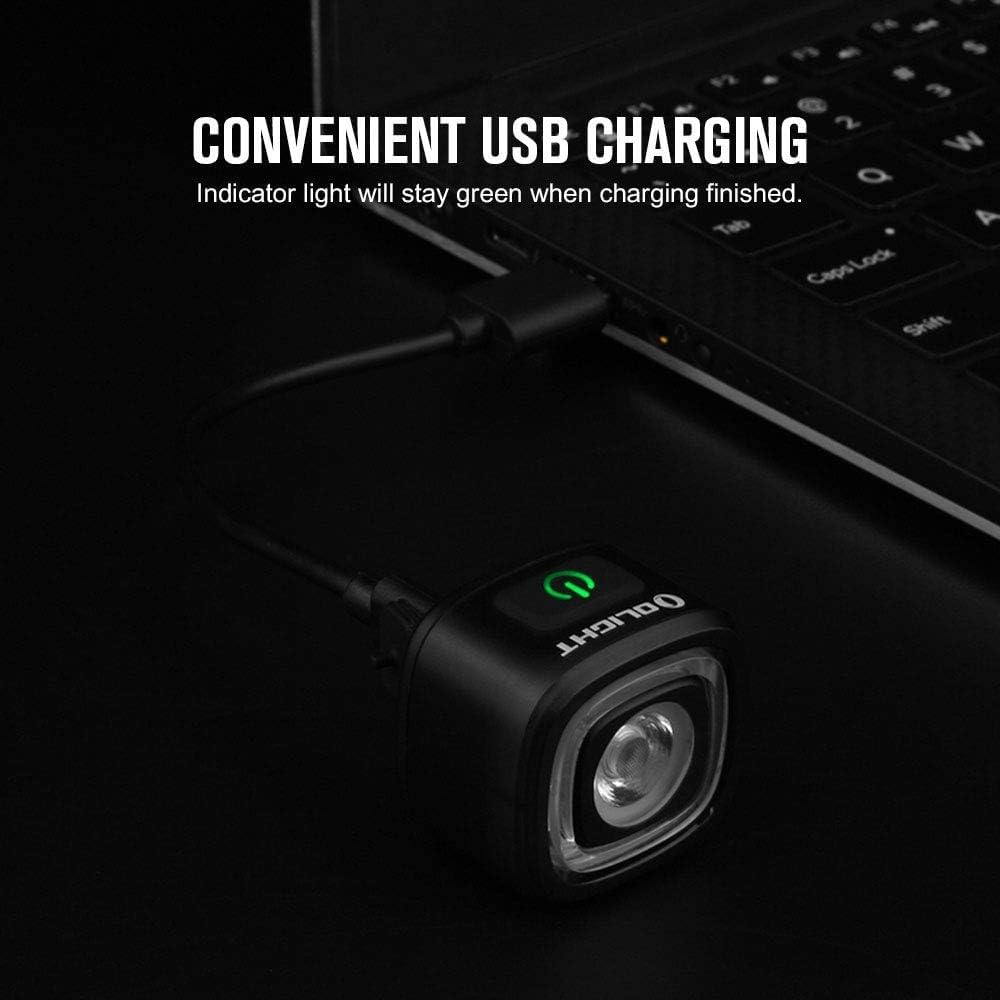 OLIGHT RN120C Luce per Bicicletta Impermeabile IPX 6 Potente Luce Posteriore per Bicicletta 120 Lumen Lampada Ricaricabile Compatta ed Efficiente con 5 Modalità di Illuminazione