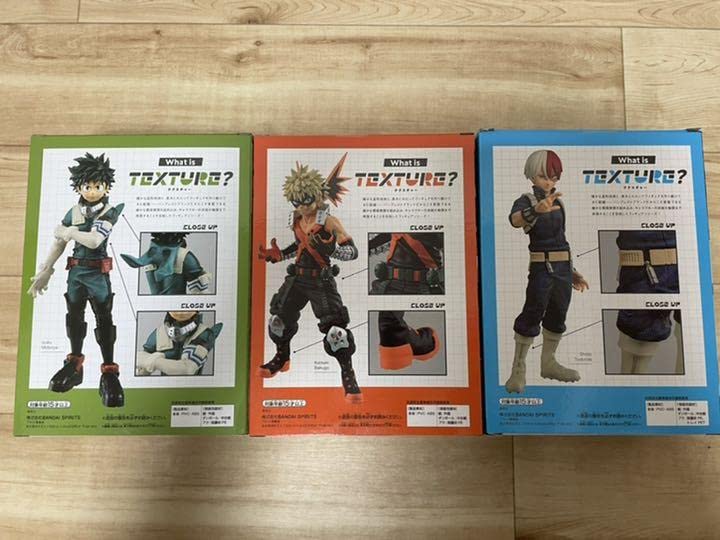 Amazon.co.jp: ヒロアカ TEXTURE フィギュア 緑谷出久 爆豪勝己 轟焦凍