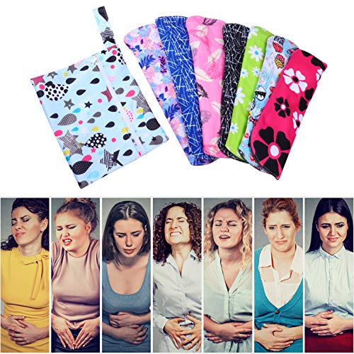 EXCEART 1 Conjunto de Absorventes Higiênicos Reutilizáveis ??Panos Laváveis ??Absorventes Menstruais