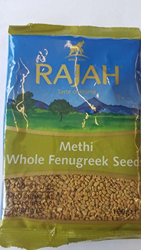 Rajah Methi - Semillas enteras de alholva (100 g, 2 unidades)