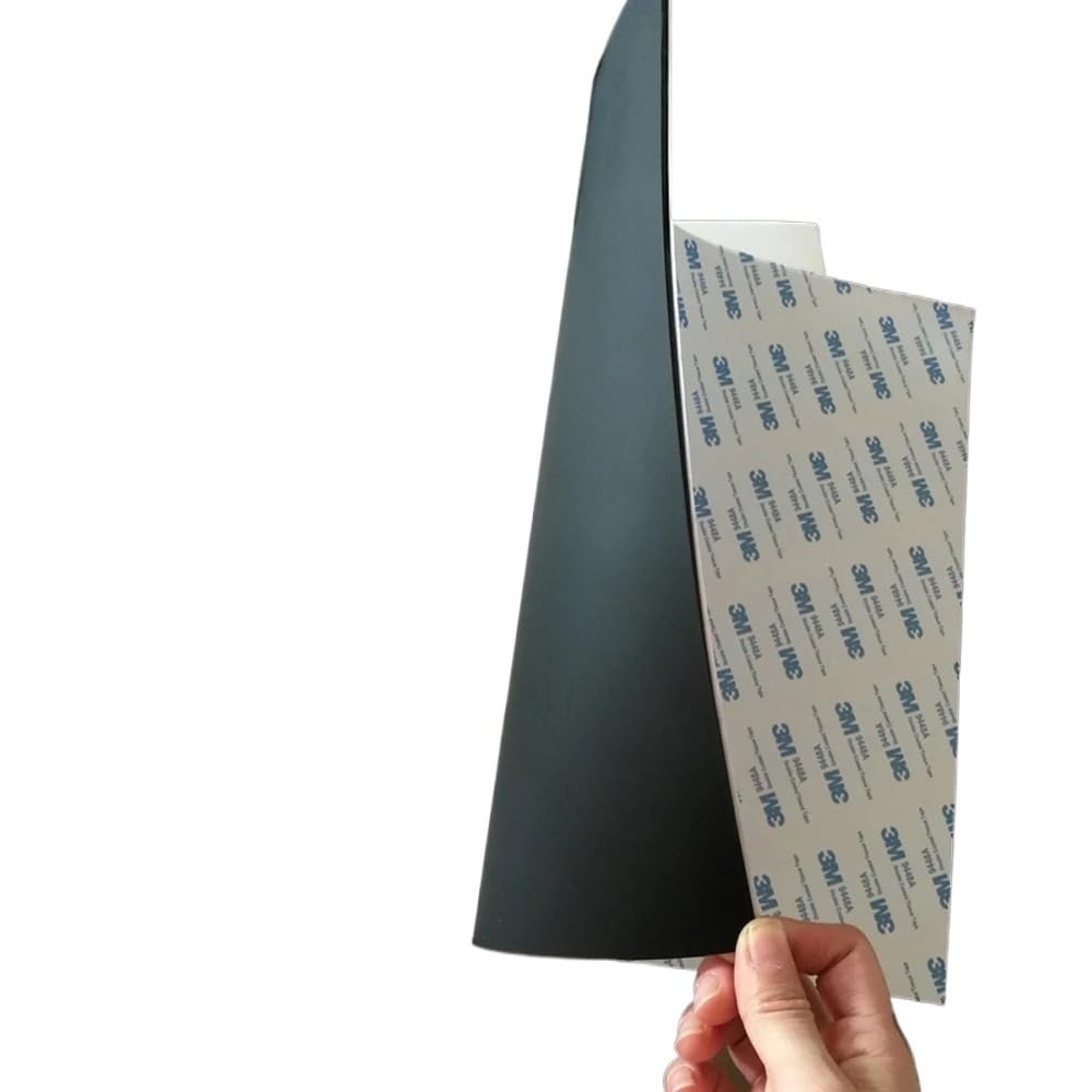 300x300mm Self Adhesive Silicone Rubber Sheet Thick 0.5/1/1.5/2/3/4mm Food Grade High Temperature Resistance Silicone Board Mat Black/White Pad(Black,300x300x2mm)