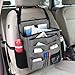 LUXJA Car Front Seat Organizer with Laptop and Tablet Storage Pockets, Car Seat Organizer with Back Adjustable Straps, Gray