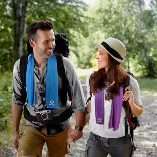Sukeen Cooling Towel Gym Towel Men Women,2 Pack Towel Set(40"x 12"),Travel Towel Quick Dry Towel Camping Towel Sweat Towel Yoga Towel Sports Towel Ice Towel Small Towel Suitable for Outdoor Work - Image 2