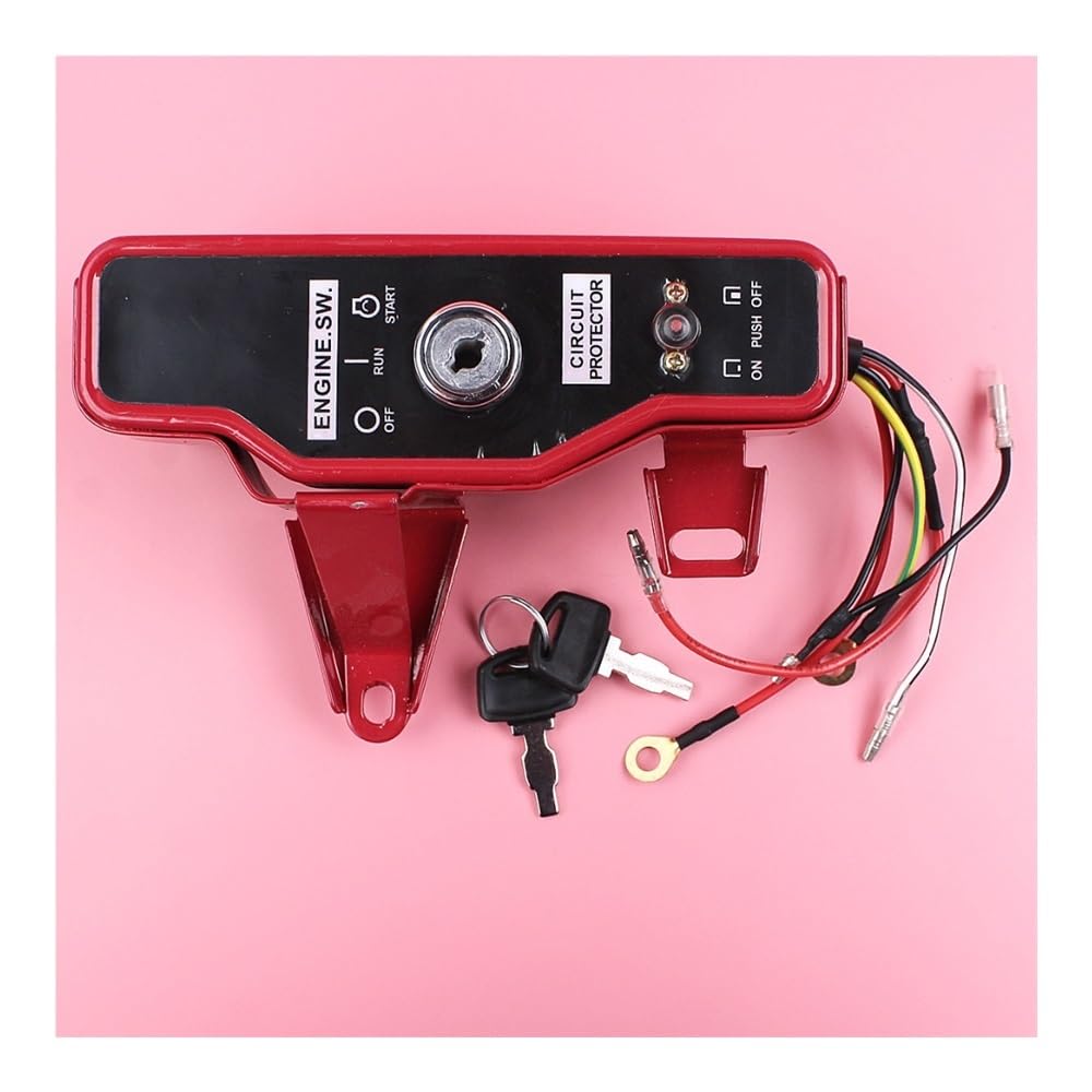 Boîtier d'allumage avec clés pour réparer le démarreur de moteur GX160 GX200