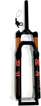 VPPV 27. 5 Inch MTB Bike Suspension Fork, 29 Air Fork Double Chamber 1-1/8" Disc Brake Remote Lock 100mm Trave 1690g
