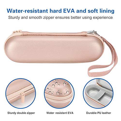 ProCase Elektrische Zahnbürste Etui für Oral B/Oral-B Pro/Oral-B iO Series/Philips Sonicare Electric Toothbrush Hülle Oral B Reiseetui Elektrischer Zahnbürstenhalter Travel Case -Roségold 5