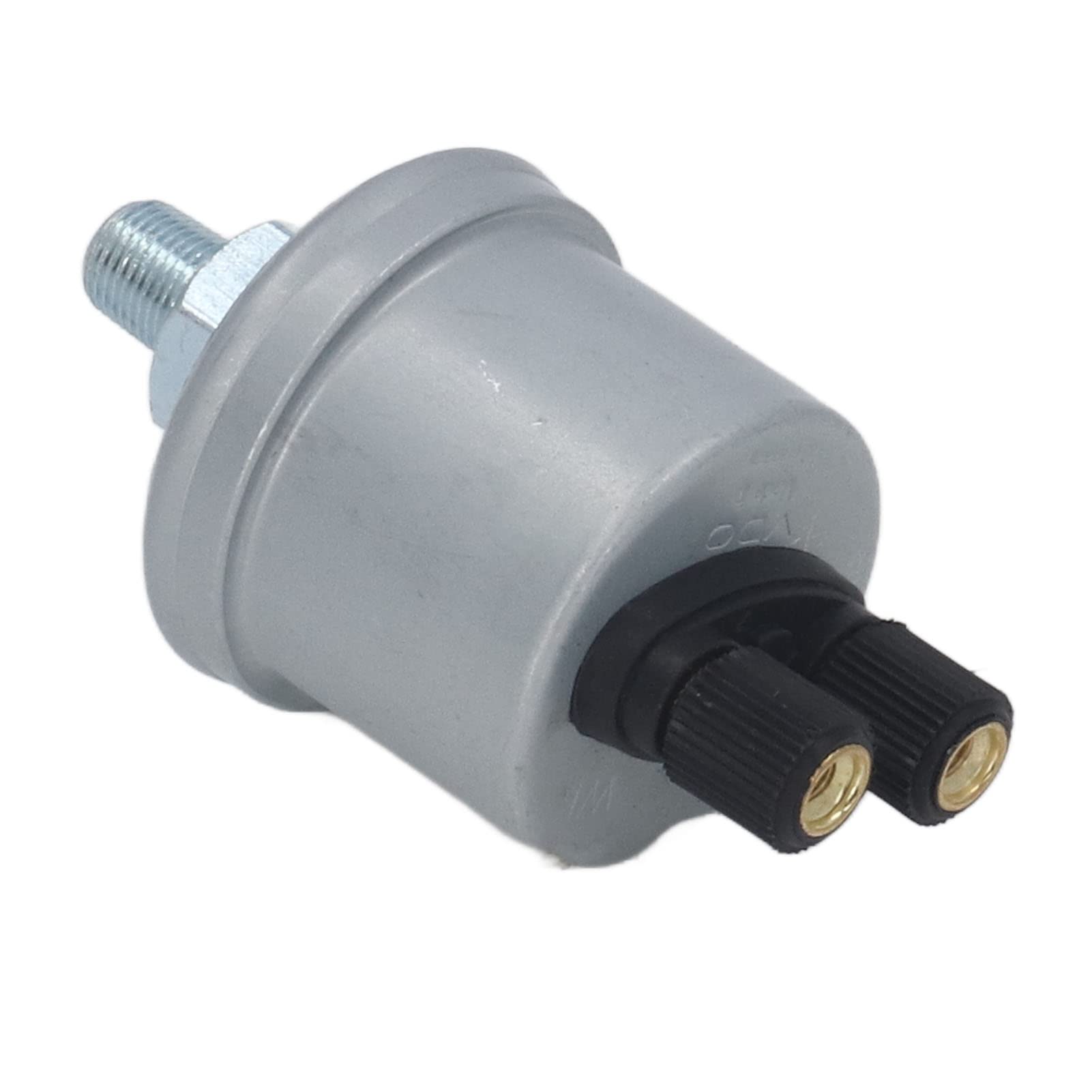 Manometro Motore,Sensore Pressione Olio, Monitor Prestazioni Motore per Motori VDO - 1/8 NPT, da 0 a 10 Bar, Lega di Alluminio