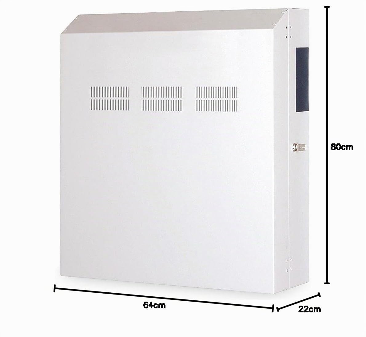 DIGITUS Armadio di rete - Rack verticale da 19 pollici - 4HE - Portata 100 kg - Profondità utile 61 cm - Montaggio a parete - Grigio