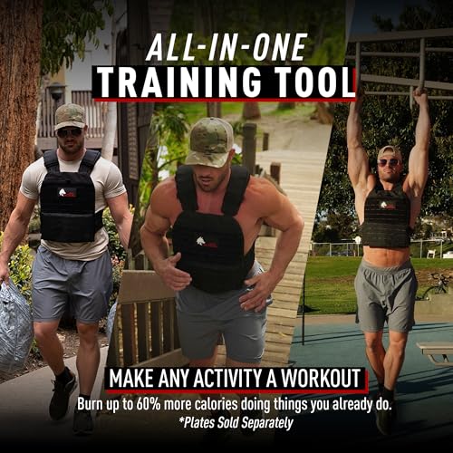 WOLF TACTICAL Adjustable Weighted Vest (14–42 lb, MOLLE, One Size) — view 3