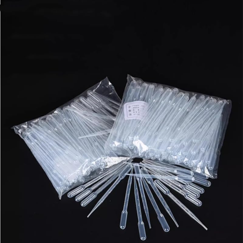 1000Pcs 500Pcs 100Pcs Lab 0.2ml 0.5ml 1ml 2ml 3ml 5ml 10ml Plastic Pasteur Pipette Transfering Dropper for School Experiment(0.2ml 1000pcs)