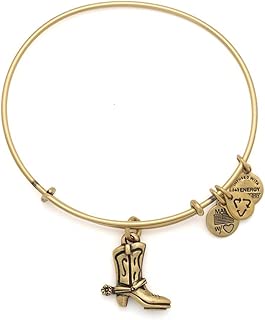 Cowboy Boot Charm Bangle Bracelet Rafaelian Gold Finish, CBD13FARG - coolthings.us