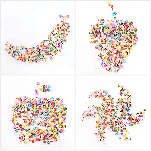 Sukpsy SXL0137 1000 Pcs Mini Colorful Mixed Pattern Nail Art Slices Fruits Animals Flowers Nail Art Charms Stickers Decals thumb #4
