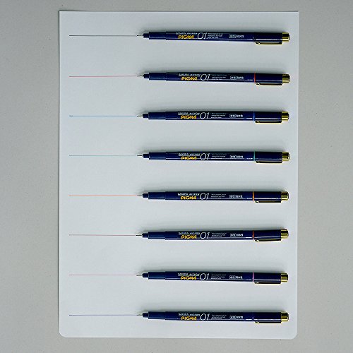 Sakura Pigma Micron feutre vert 01 pour bullet journal et carnet