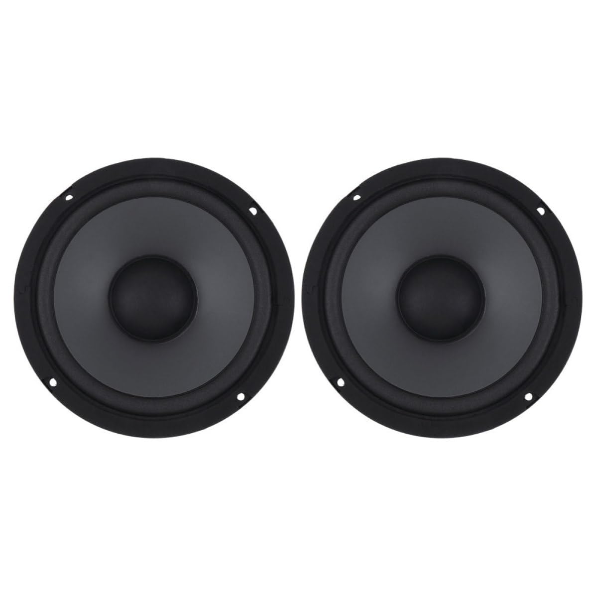 2 Piezas Altavoz Coaxial para Coche Negro, Compatibilidad, PP
