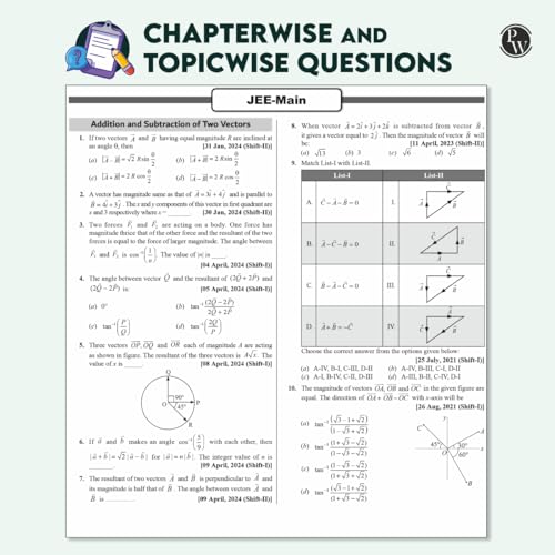 Image of PW JEE Advanced 48 Years (2025-1978) with JEE Main 143 Sets PYQs (2025-2019) Physics, Chemistry, Maths Combo Set of 3 | Chapterwise and Topicwise Solved Papers For JEE 2026 Exams [Paperback] PW