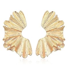 Geometric Statement Earrings-A