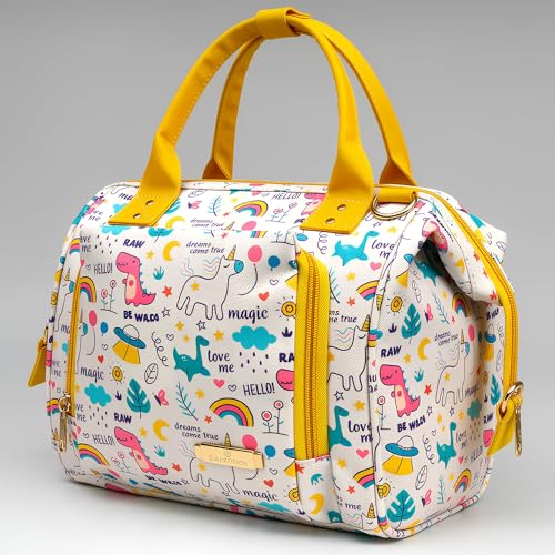 Image of StarAndDaisy Baby Bag for Mother Travel /Diaper Bag for New Born Baby with Light Weight and Potable Design /Diaper Bags for Mom with Multi Compartments, Waterproof Bag with Ultra Soft Fabric.