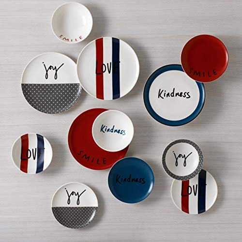 Royal Doulton Ellen Degeneres Joy 40030174 Accent Side Plate 16Cm Set Of 4,Porcelain, Multicolor #TOP2