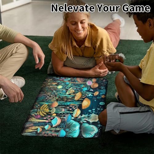 Image of Card Mat for MTG & TCG Playmat,Ushrooms Flowers