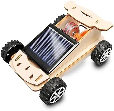 Yalanyvera Kit de Construction Robot Solaire en Bois 3D