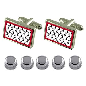 Select Gifts Hemdjurk Studs Limousin Provincie Frankrijk Vlag Manchetknopen