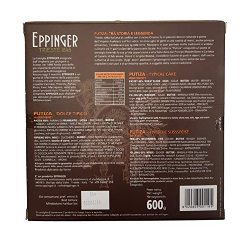 PUTIZA TRIESTINA Eppinger confezione gr.600 x 2 pz...